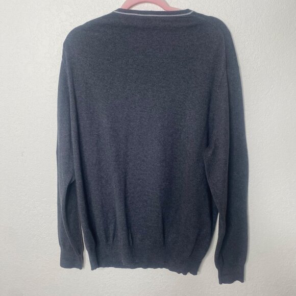 Joseph A. Bank Cashmere Cotton Sweater Mens XL Pullover Preppy Career - Picture 3 of 8